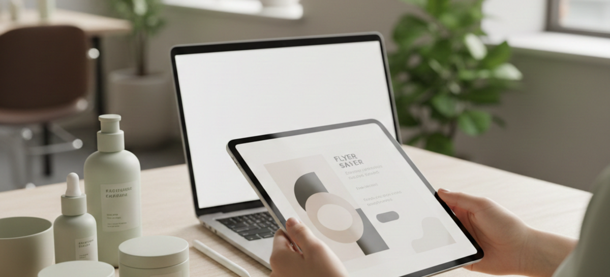 サロンのこだわりを形に。オリジナル商品の魅力を伝えるチラシをAIで作成する方法