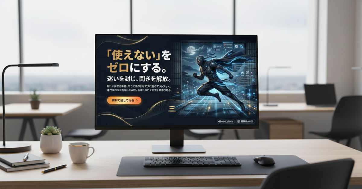 URL1つでLP画像は作れるか。「デザイン指示文メーカー」＆「画像素材作成ツール 2K」実践ガイド